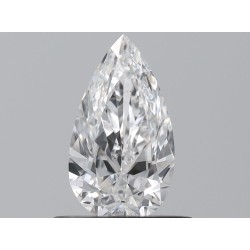 Diament szlif gruszkowy, 0.5ct, SI1, E, GIA 7516880737