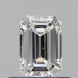 Diament szlif szmaragdowy, 0.53ct, VS2, G, GIA 2536247064