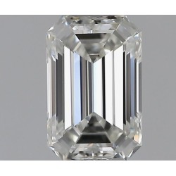 Diament szlif szmaragdowy, 0.5ct, VVS2, H, GIA 2537317173