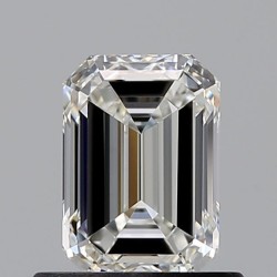 Diament szlif szmaragdowy, 0.7ct, VS1, H, GIA 2537253489