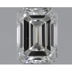 Diament szlif szmaragdowy, 0.5ct, SI1, F, GIA 6535212338