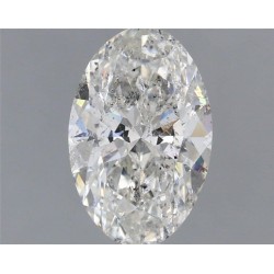 Diament szlif owalny, 1.0ct, SI2, H, HRD 250000127416