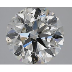 Diament szlif okrągły, 1.7ct, SI2, I, GIA 1539138248