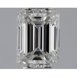 Diament szlif szmaragdowy, 1.01ct, VS2, F, GIA 6532134157