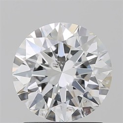 Diament szlif okrągły, 1.5ct, SI2, F, GIA 7531197145