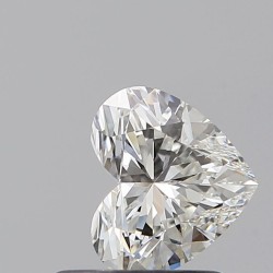 Diament serce, 0.71ct, VVS2, H, GIA 7536632367