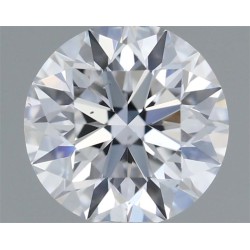 Diament szlif okrągły, 0.6ct, SI1, D, GIA 1507754960