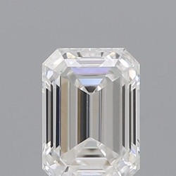 Diament szlif szmaragdowy, 0.5ct, VVS1, F, GIA 7446670663