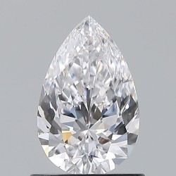 Diament szlif gruszkowy, 0.8ct, VVS1, D, GIA 2534659006