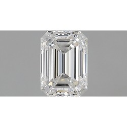 Diament szlif szmaragdowy, 0.73ct, VVS1, F, GIA 2537505541
