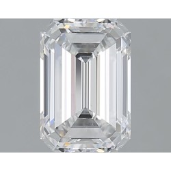 Diament szlif szmaragdowy, 1.5ct, VS2, D, GIA 6531335604