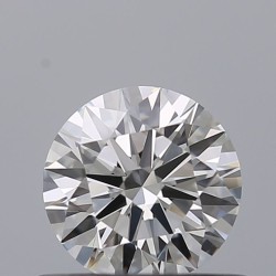 Diament szlif okrągły, 0.53ct, VVS1, E, GIA 6535725380