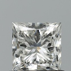 Diament szlif princess, 0.9ct, VVS1, H, GIA 7538660992