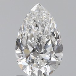 Diament szlif gruszkowy, 0.9ct, VS2, E, GIA 7536373936