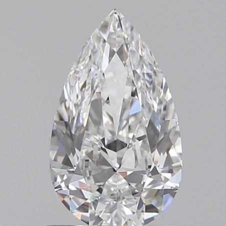 Diament szlif gruszkowy, 0.72ct, VVS1, D, GIA 5536364445