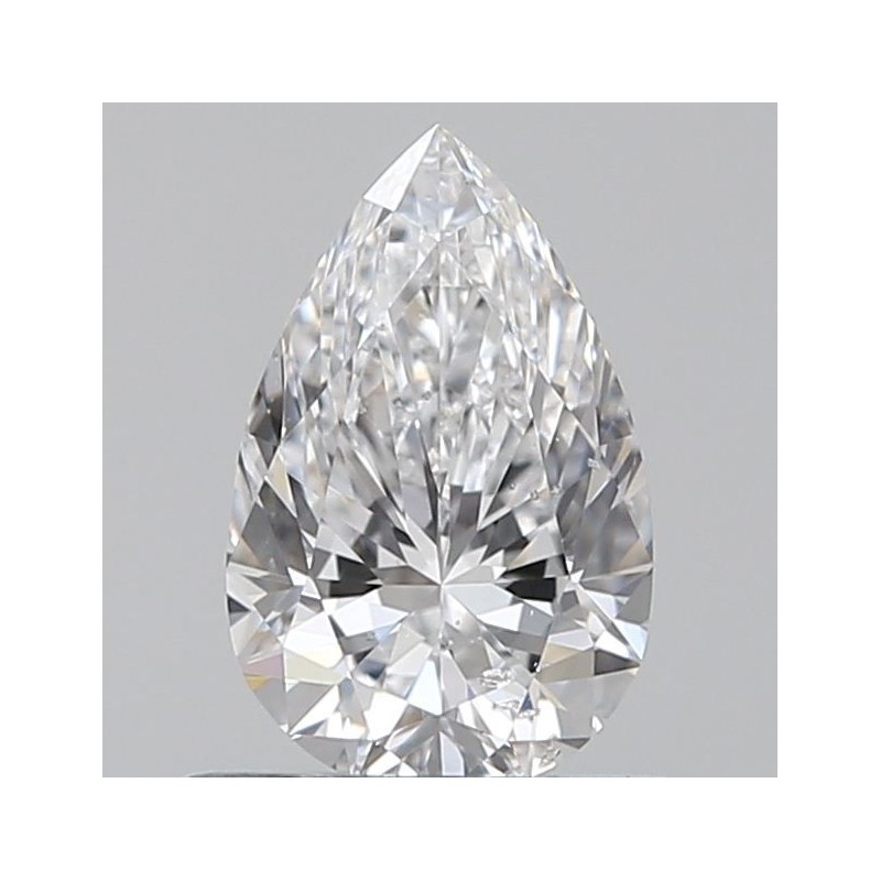 Diament szlif gruszkowy, 0.6ct, SI2, D, GIA 1533330003