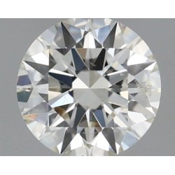Diament szlif okrągły, 0.37ct, SI1, I, IGI 723509004