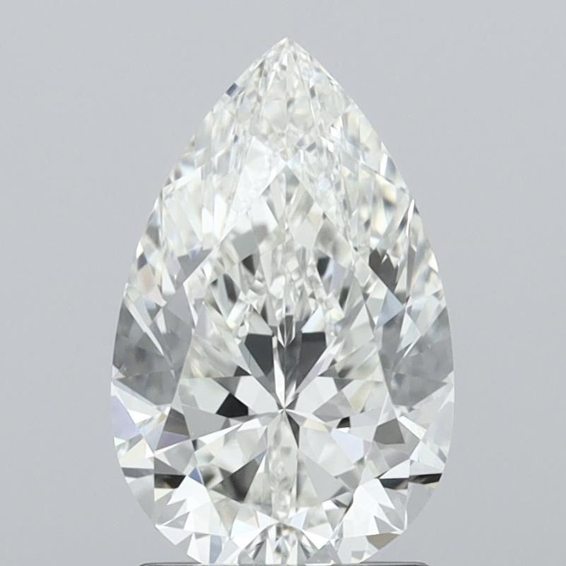 Diament szlif gruszkowy, 1.51ct, VVS1, H, IGI 692537252