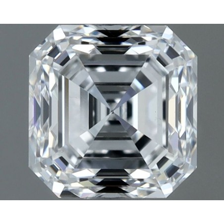 Diament szlif szmaragdowy kwadratowy, 0.91ct, VS2, F, GIA 7531677292