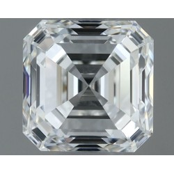 Diament szlif szmaragdowy kwadratowy, 0.74ct, VVS1, H, GIA 6531724355