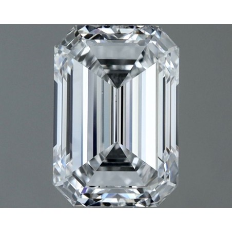 Diament szlif szmaragdowy, 0.7ct, VS2, D, GIA 6535759673