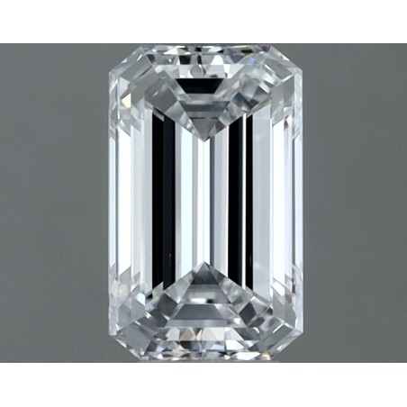 Diament szlif szmaragdowy, 0.5ct, VS2, D, GIA 6535809575