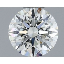 Diament szlif okrągły, 0.61ct, VS1, I, IGI 720563512