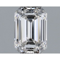 Diament szlif szmaragdowy, 0.5ct, VVS1, H, GIA 2538181785
