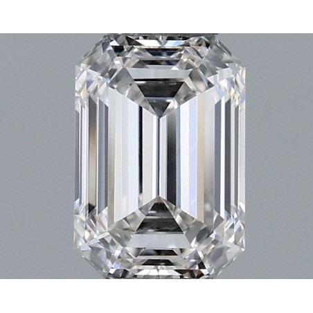 Diament szlif szmaragdowy, 0.5ct, VVS1, H, GIA 2538181785