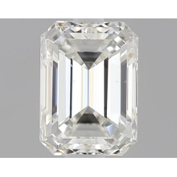 Diament szlif szmaragdowy, 0.7ct, VS2, H, GIA 7526065392