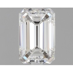 Diament szlif szmaragdowy, 0.7ct, VS1, E, GIA 6521065227