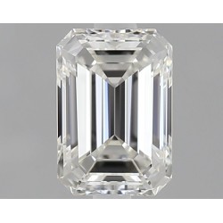 Diament szlif szmaragdowy, 0.5ct, VVS1, H, GIA 6512973775