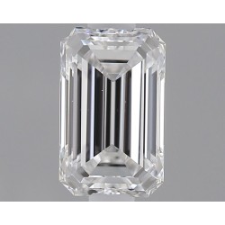 Diament szlif szmaragdowy, 0.3ct, VS2, D, GIA 6525442007