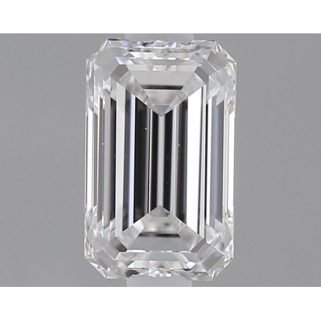 Diament szlif szmaragdowy, 0.3ct, VS2, D, GIA 6525442007