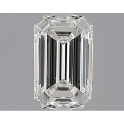 Diament szlif szmaragdowy, 0.5ct, VVS1, H, GIA 6521532003