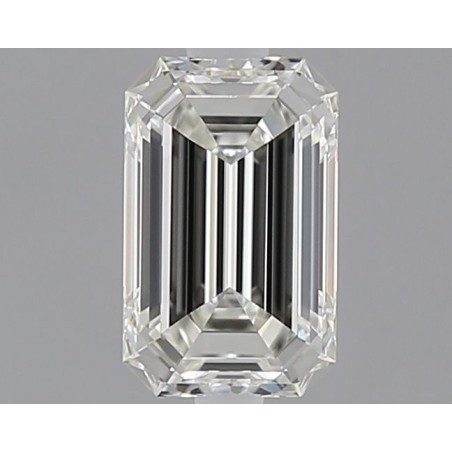 Diament szlif szmaragdowy, 0.5ct, VVS1, H, GIA 6521532003