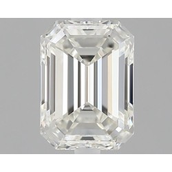 Diament szlif szmaragdowy, 0.7ct, VVS2, H, GIA 6532321411
