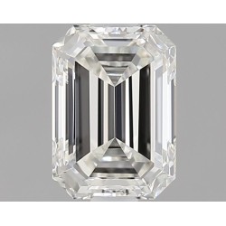 Diament szlif szmaragdowy, 0.5ct, VS1, H, GIA 6531102076