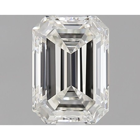 Diament szlif szmaragdowy, 0.5ct, VS1, H, GIA 6531102076