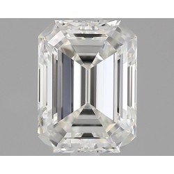 Diament szlif szmaragdowy, 0.7ct, VS1, H, GIA 6532102090