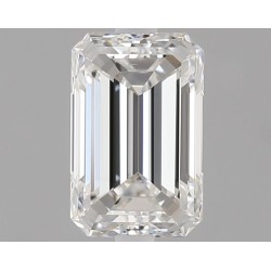 Diament szlif szmaragdowy, 0.8ct, VS2, F, GIA 5523269421