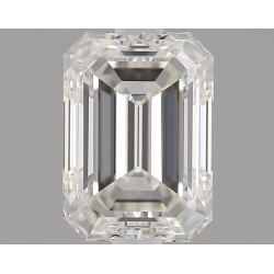 Diament szlif szmaragdowy, 0.5ct, VVS2, G, GIA 2537593715