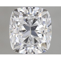 Diament szlif poduszkowy brylantowy, 1ct, SI2, D, GIA 7496775526
