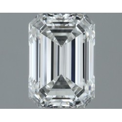 Diament szlif szmaragdowy, 0.61ct, VS2, H, GIA 2534445050
