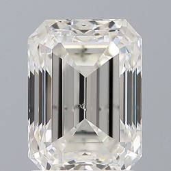 Diament szlif szmaragdowy, 1.7ct, SI1, G, GIA 7402570582
