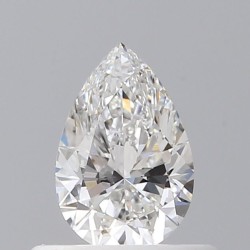 Diament szlif gruszkowy, 0.4ct, VS2, F, GIA 5533400068