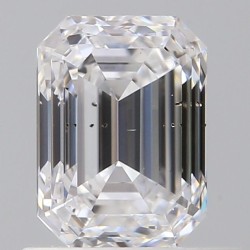 Diament szlif szmaragdowy, 0.7ct, SI1, D, GIA 7416238428