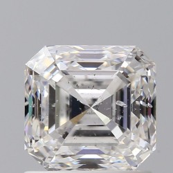 Diament szlif szmaragdowy kwadratowy, 1ct, SI2, E, GIA 7446541433