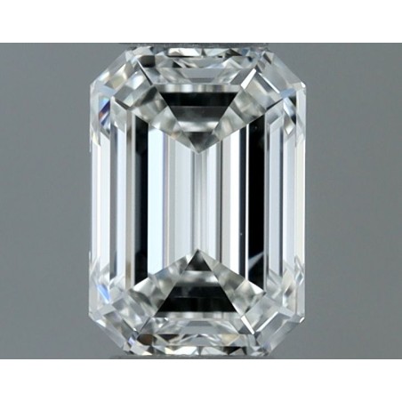 Diament szlif szmaragdowy, 0.5ct, VVS2, I, GIA 1537491510