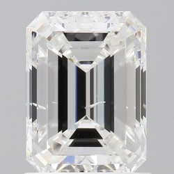 Diament szlif szmaragdowy, 1.5ct, SI1, E, GIA 3425910157